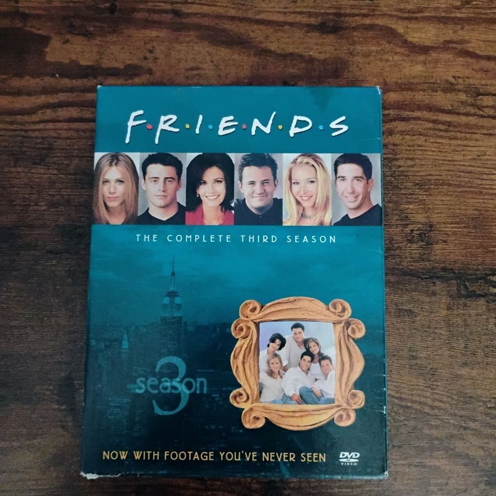 Warner Bros. Friends Season 3 DVD - Blue Cover